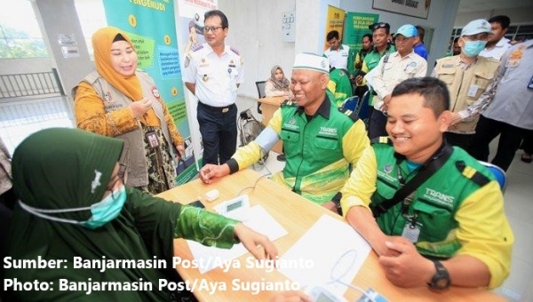 arus mudik di kalsel